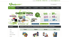 Desktop Screenshot of freshprint.ro